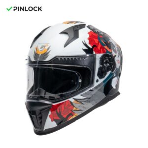 Casque intégral DXR EROS CALAVERA avec écran transparent interchangeable