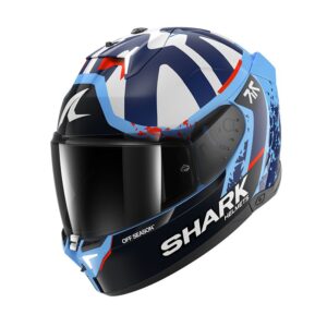 Casque Shark SKWAL i3 Replica Raul Fernandez avec feux stop actifs