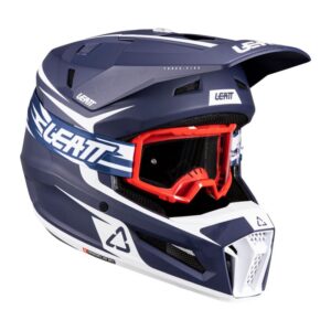 Casque cross Leatt 3.5 avec visière détachable et intérieur Dri-Lex lavable
