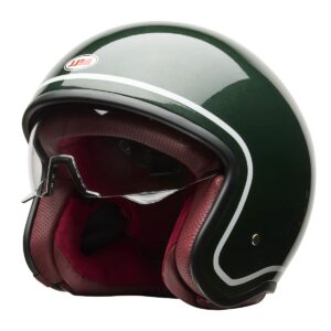 Casque jet Bell TX 501 Classic Gloss avec pare-soleil rétractable