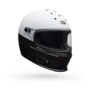 Casque Bell Eliminator Carbon Diverge intégral en carbone avec écran clair