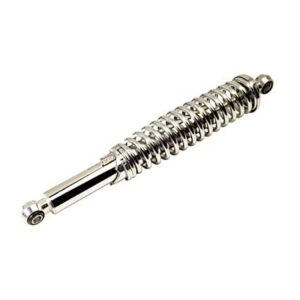 Amortisseurs 1Tek Tuning chromés, vendus par paire avec une longueur annoncée de 360 mm