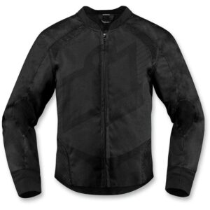 Blouson Icon Overlord femme noir avec protections internes D3O et doublure amovible
