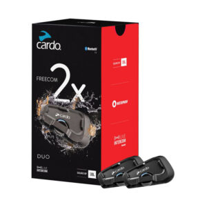 Intercom Cardo Freecom 2X Duo avec haut-parleurs JBL pour motards