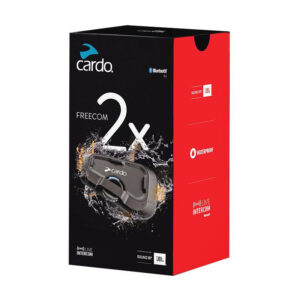 Intercom Cardo Freecom 2X Solo avec haut-parleurs JBL pour casque moto