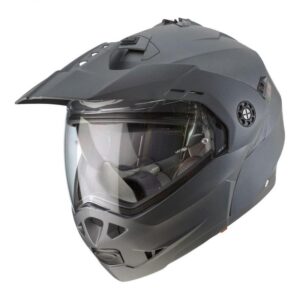 Casque Caberg Tourmax modulable gris anthracite mat avec visière solaire