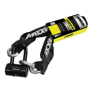 Chaîne antivol MAXXE de 90 cm avec mini U et gaine de protection