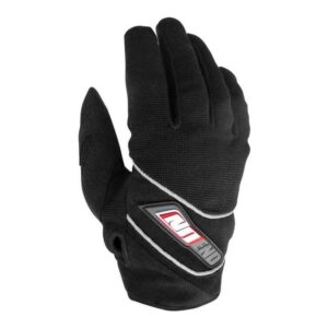 Gants cross Noend Sober-X noir et rouge avec serrage velcro aux poignets