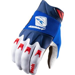 Gants cross KENNY TRACK synthétiques avec empiècement Mesh et serrage Velcro