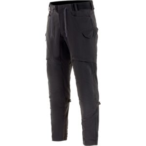 Pantalon moto Alpinestars Juggernaut noir en Softshell avec poches cargo