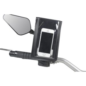 Support smartphone CHAFT conçu pour une fixation sur tige de rétroviseur