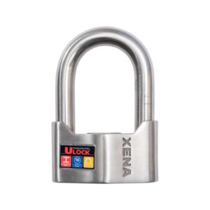 Antivol U XENA XSU69 en acier inoxydable avec anse ronde anti-torsion