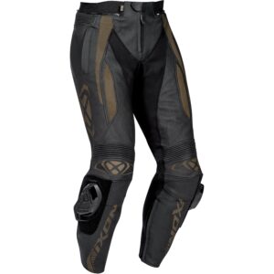 Pantalon IXON VORTEX 2 PANT en cuir avec empiècements perforés et protections