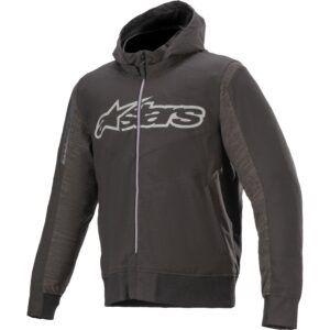 Blouson ALPINESTARS Rhod Windstopper gris avec protections aux épaules et aux coudes