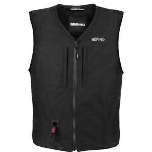 Gilet airbag Bering C-PROTECT AIR EVO noir avec panneaux latéraux en Mesh 3D