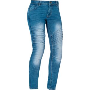Jean moto IXON Vicky en denim Cordura® avec protections genoux et hanches