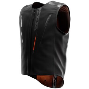 Airbag IXON IX-AIRBAG U04 noir avec panneaux mesh ventilés pour motard