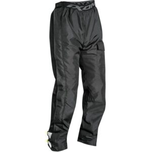 Pantalon de pluie IXON SENTINEL noir avec soufflets réglables aux jambes