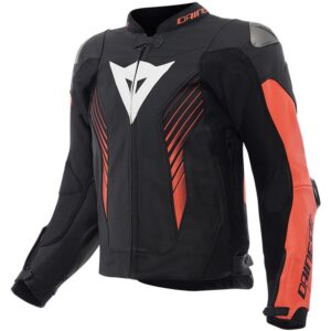 Blouson Dainese Super Speed 5 en cuir avec bosse aérodynamique