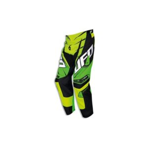 Pantalon cross UFO Voltage vert, déclinaison motocross proposée en taille 36