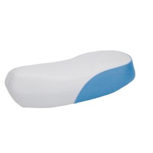 Selle TNT Tuning Booster complète adaptable noire et blanche pour scooter