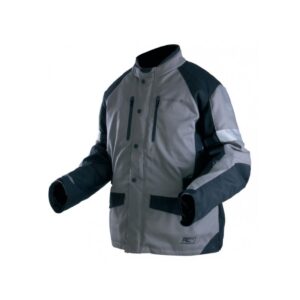 Veste Bering Luis textile noire et anthracite pour homme avec protections